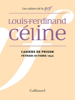 cover image of Cahiers de prison (février--octobre 1946)